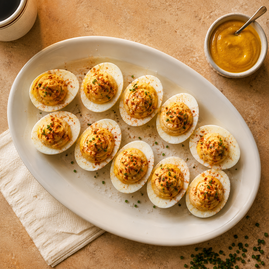 Ballpark Boom Devilled Eggs