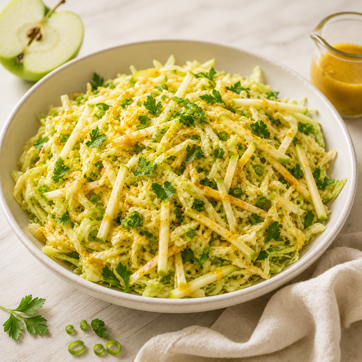 Smoked Honey Apple Slaw
