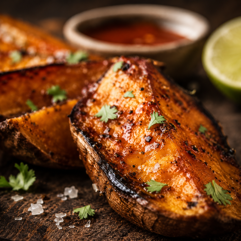 Jamaican Jerk Sweet Potato Wedges