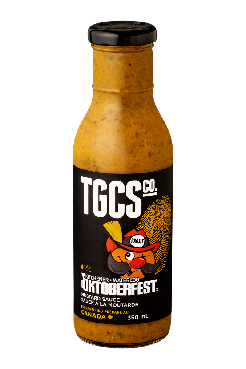 Bottle of TGCS Co. Oktoberfest Mustard